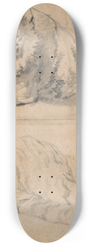 James Ward - Two Studies of a Tiger; above; Head and Shoulders; below; Hindquarters 8.25 inch art skate deck James Ward - Two Studies of a Tiger; above; Head and Shoulders; below; Hindquarters 8.25 inch art skate deck