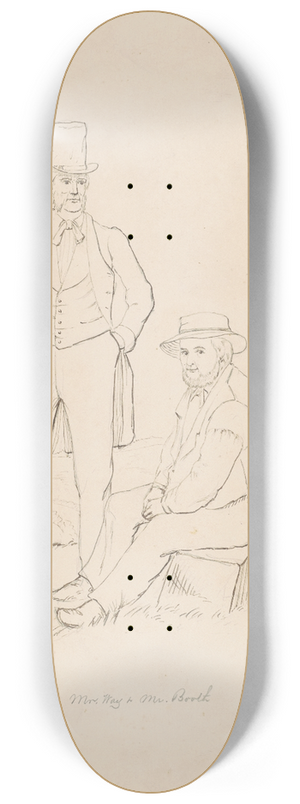 James Wells Champney - Mr. Way and Mr. Booth 8.25 inch art skate deck