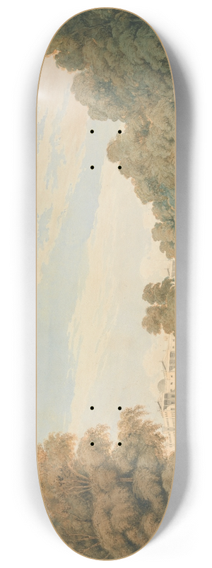 James Wilcox - Buckingham Palace from St. Jamess Park 8.25 inch art skate deck