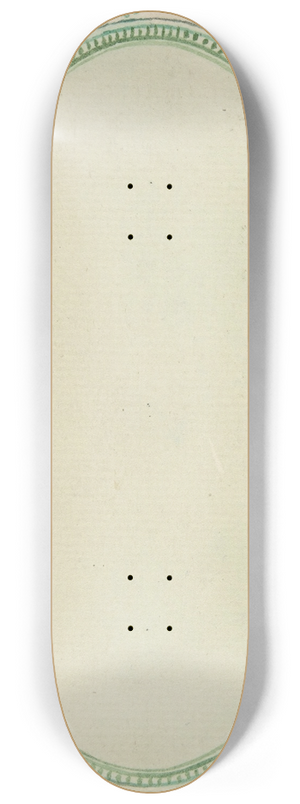 James Wyatt - Design for a Mirror in the Form of a Horizontal Oval, Elevation 8.25 inch art skate deck