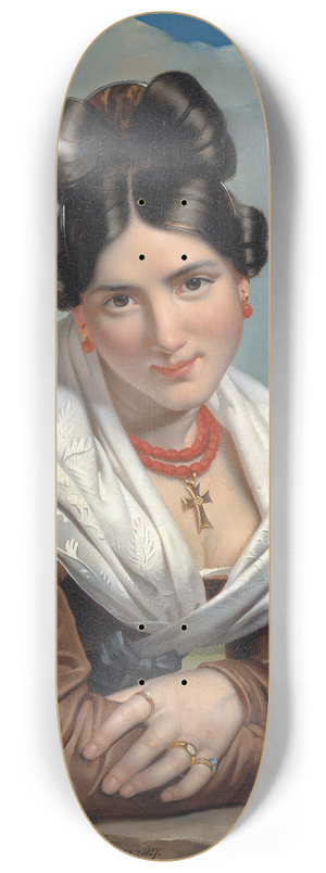 Jan Adam Kruseman - Girl Resting 8.25 inch art skate deck