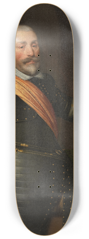 Jan Anthonisz van Ravesteyn - Portrait of an Officer 8.25 inch art skate deck