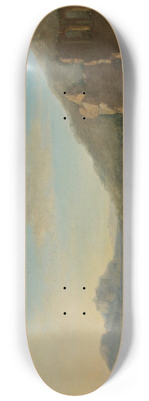 Jan Asselijn - Mountainous Landscape 8.25 inch art skate deck