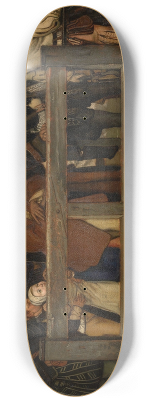 Jan August Hendrik Leys - At the Town Gate 8.25 inch art skate deck Jan August Hendrik Leys - At the Town Gate 8.25 inch art skate deck