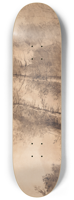 Alphonse Legros - In the Skirts of the Forest 8.25 inch art skate deck