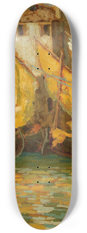 Jan Bohuszewicz - Sails in the sunshine  Chioggia 8.25 inch art skate deck