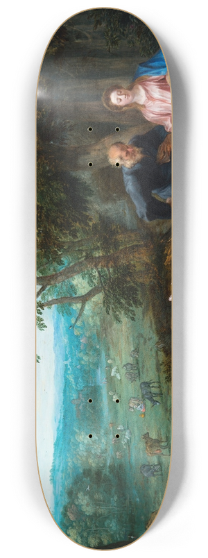 Jan Breughel The Younger - Rest on the Flight into Egypt 8.25 inch art skate deck