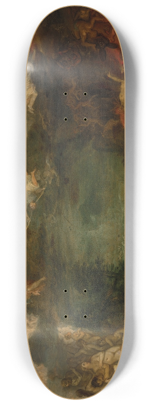 Jan Brueghel The Elder - The Last Judgement 8.25 inch art skate deck Jan Brueghel The Elder - The Last Judgement 8.25 inch art skate deck