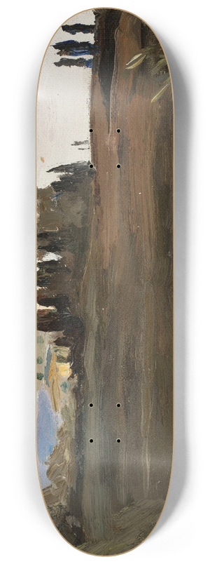 Jan Cigliski - Corfu. From the journey to Greece 8.25 inch art skate deck