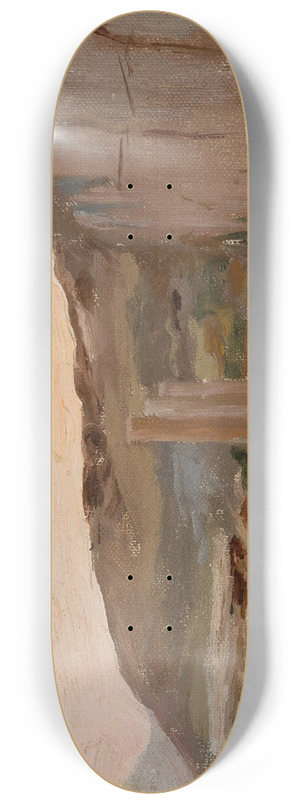 Jan Cigliski - Delphi. From the journey to Greece 8.25 inch art skate deck