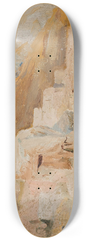 Jan Cigliski - Delphi. From the journey to Greece 8.25 inch art skate deck