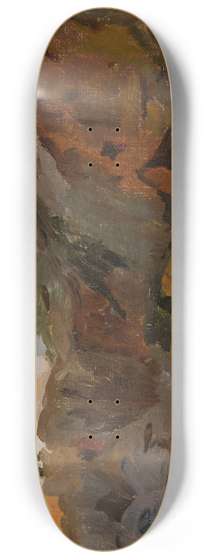 Jan Cigliski - Desert, Bamas in Judea. From the journey to Palestine 8.25 inch art skate deck