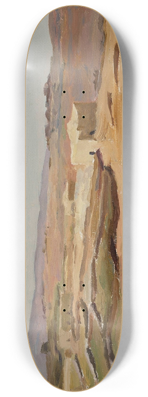 Jan Cigliski - Desert  Ramallah. From the journey to Palestine 8.25 inch art skate deck