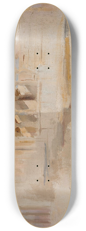 Jan Cigliski - Erechtheion. From the journey to Greece 8.25 inch art skate deck