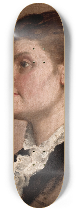 Alphonse Legros - Portrait de femme 8.25 inch art skate deck