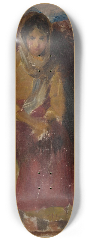 Jan Cigliski - Girl. From the journey to Crimea 8.25 inch art skate deck Jan Cigliski - Girl. From the journey to Crimea 8.25 inch art skate deck