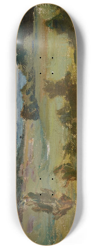 Jan Cigliski - Northern Studies (The White Night) 8.25 inch art skate deck