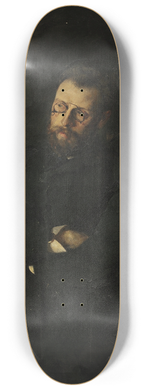 Jan Cigliski - Portrait of Erazm Piltz 8.25 inch art skate deck