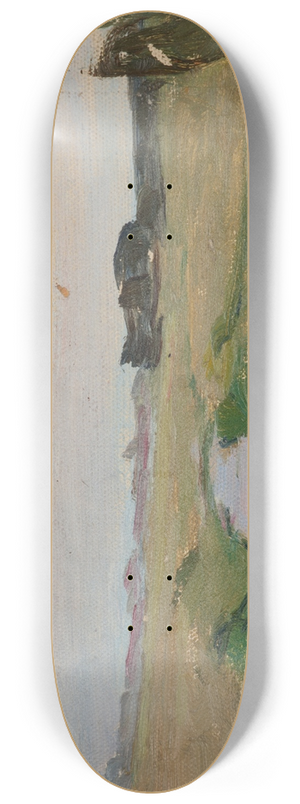 Jan Cigliski - The White Night  A River 8.25 inch art skate deck