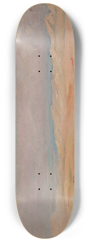 Jan Cigliski - View from the Mount of Olives. From the journey to Palestine 8.25 inch art skate deck