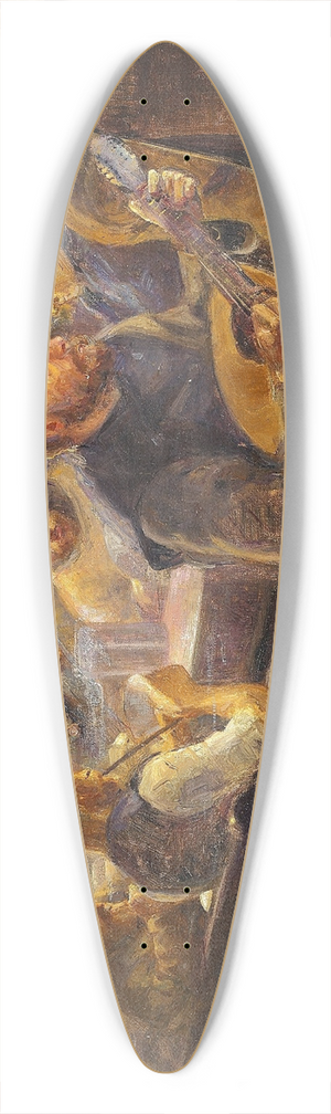 Aage Bertelsen - Aften i messen 39.3 inch art pintail longboard deck