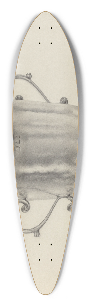 Aaron Fastovsky - Silver Caudle Cup 39.3 inch art pintail longboard deck