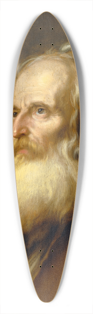 Abraham Bloemaert - Old Man 39.3 inch art pintail longboard deck