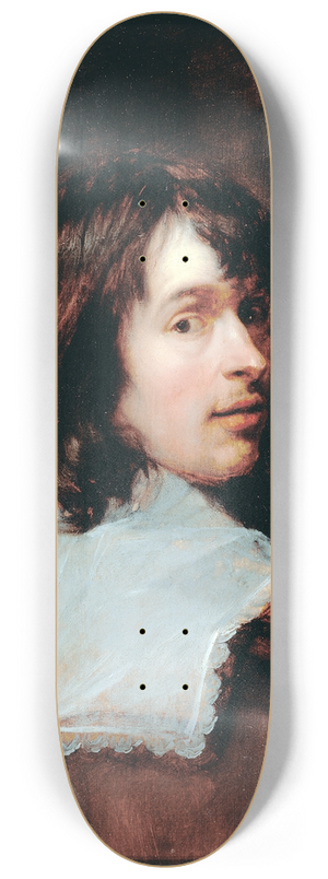 Jan Cossiers - Self-portrait 8.25 inch art skate deck