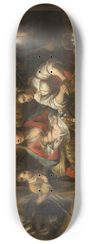 Jan Cossiers - The Adoration of the Sheperds 8.25 inch art skate deck Jan Cossiers - The Adoration of the Sheperds 8.25 inch art skate deck