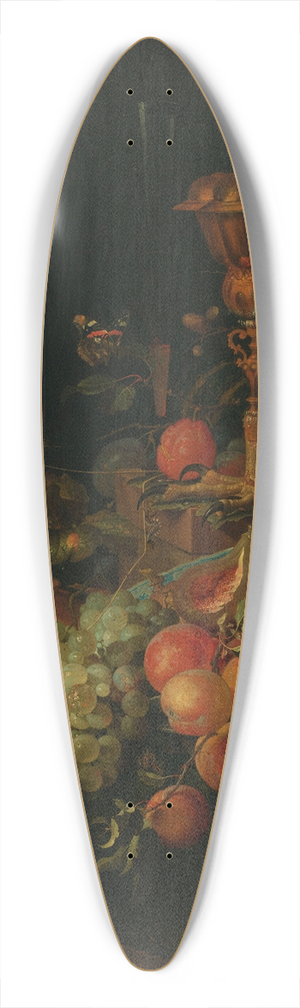 Abraham Mignon - Still Life with Fruit and a Beaker on a Cocks Foot 39.3 inch art pintail longboard deck