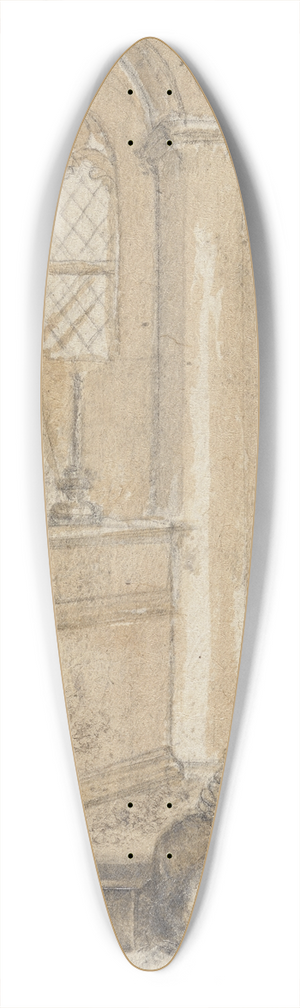 Abraham van Diepenbeeck - Gregorius mass 39.3 inch art pintail longboard deck