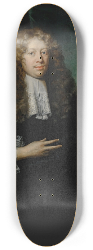 Jan De Baen - Portrait of a gentleman 8.25 inch art skate deck