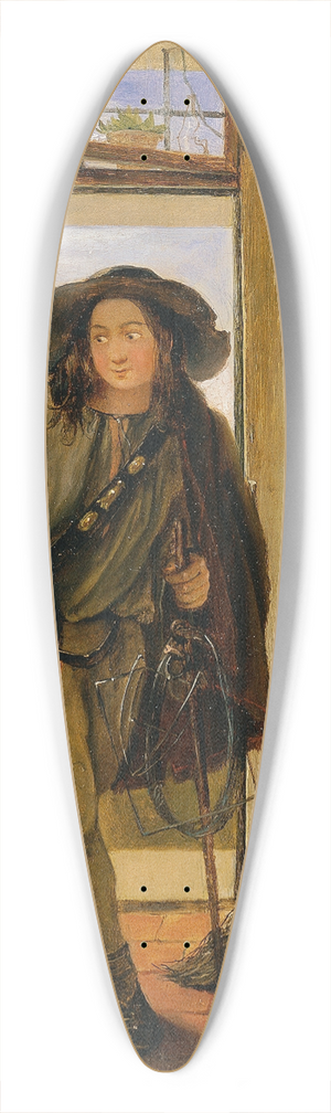 Adam Brenner - Der Drahtbinder in der Kche 39.3 inch art pintail longboard deck