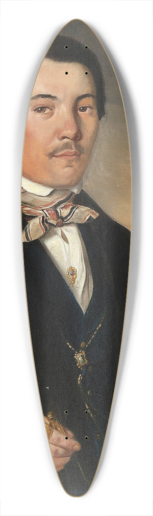 Adam Brenner - Portrt eines Architekten 39.3 inch art pintail longboard deck