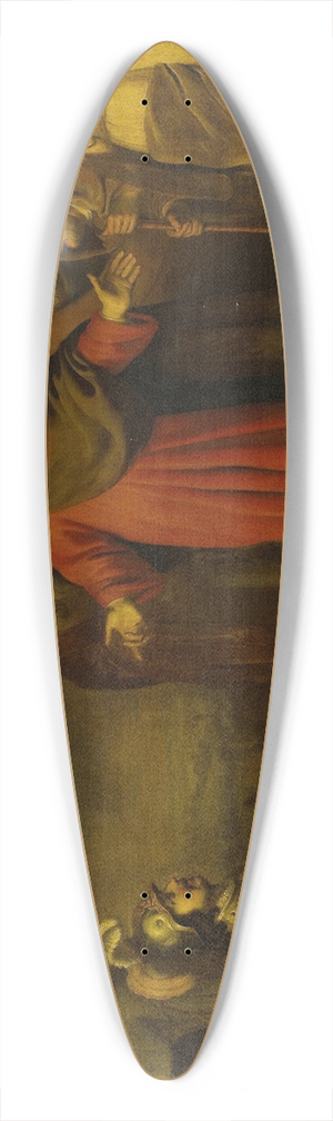 Adam Camerarius - Christ and the Centurion 39.3 inch art pintail longboard deck