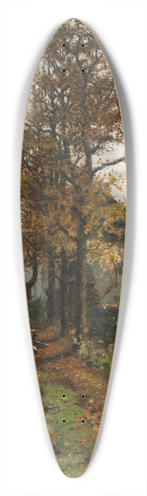 Adam Chmielowski - Abandoned parsonage 39.3 inch art pintail longboard deck