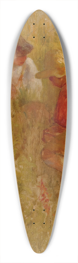 Adam Emory Albright - Hidden Treasure 39.3 inch art pintail longboard deck