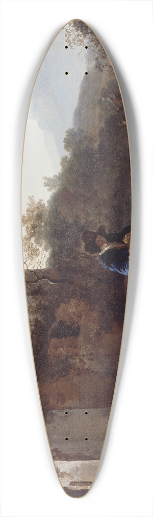 Adam Pynacker - Landscape with a Goatherd 39.3 inch art pintail longboard deck