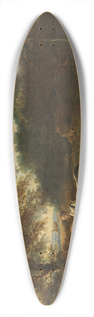 Adam Pynacker - Landscape with cattle 39.3 inch art pintail longboard deck