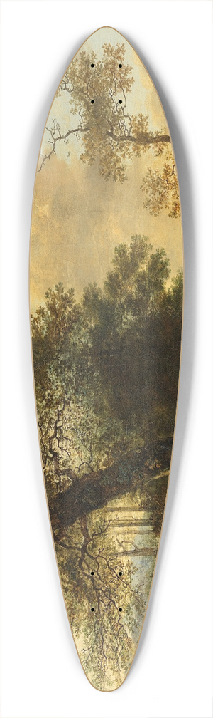 Adam Pynacker - Shepherds and Cattle in a Pasture 39.3 inch art pintail longboard deck