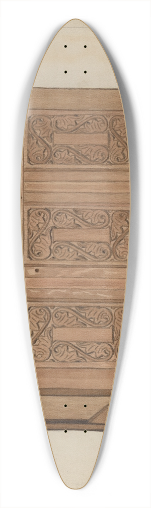 Ada V. May - Chest 39.3 inch art pintail longboard deck