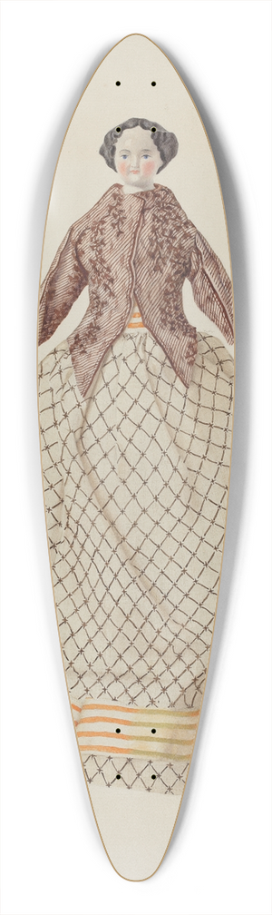 Adele Brooks - China Doll 39.3 inch art pintail longboard deck