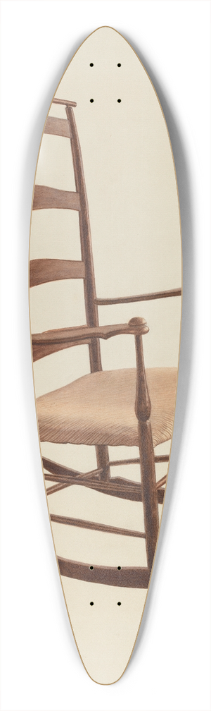 Adele Brooks - Shaker Chair  Rocker 39.3 inch art pintail longboard deck