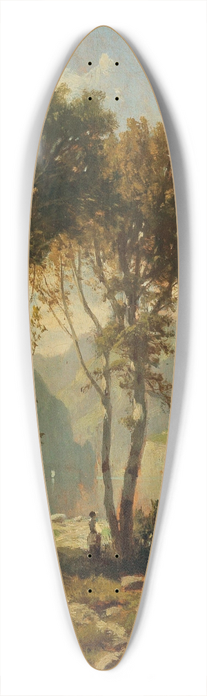 Adolf Chwala - Vierwaldstdter See 39.3 inch art pintail longboard deck