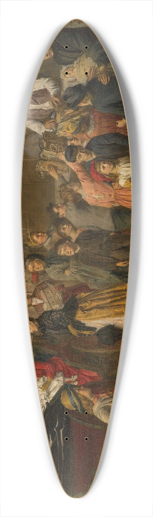 Adolf Heinrich-Hansen - Poverty And Wealth 39.3 inch art pintail longboard deck