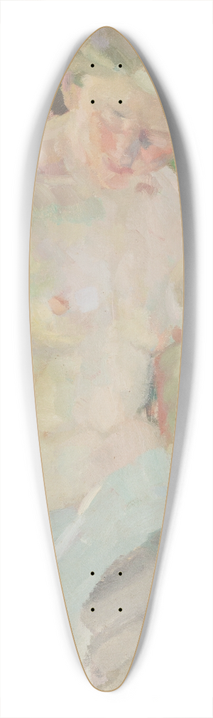 Adolf Hfer - Female nude 39.3 inch art pintail longboard deck