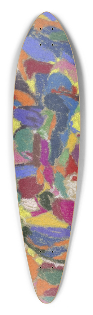 Adolf Hlzel - Abstrakte Komposition, Querformat 39.3 inch art pintail longboard deck