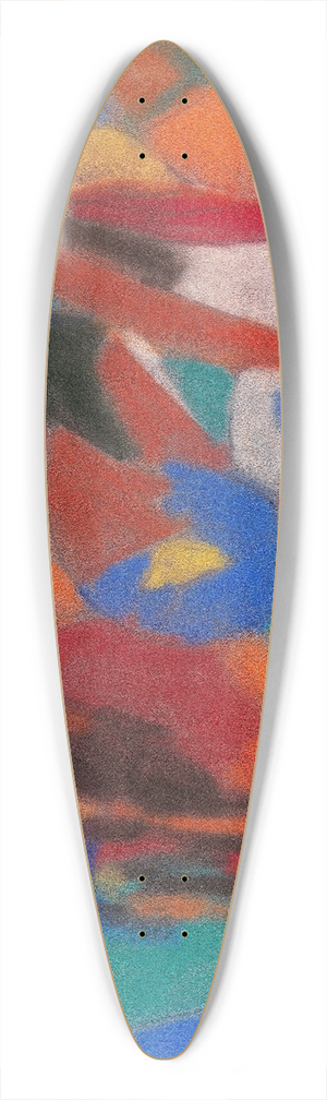 Adolf Hlzel - Figur in Landschaft 39.3 inch art pintail longboard deck