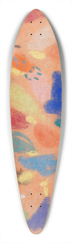 Adolf Hlzel - Komposition 39.3 inch art pintail longboard deck