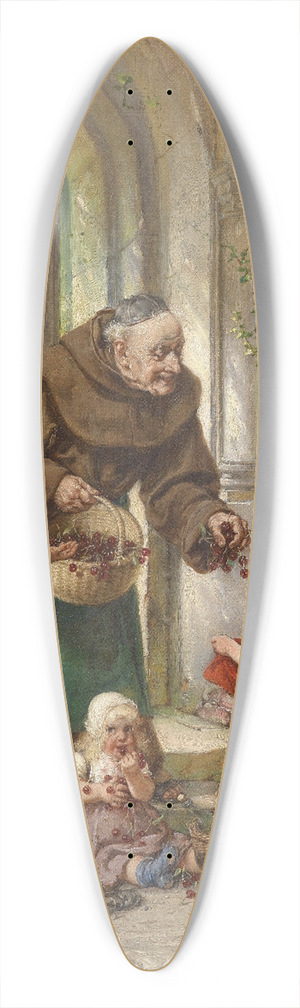 Adolf Humborg - Kirschen fr die Kinder 39.3 inch art pintail longboard deck